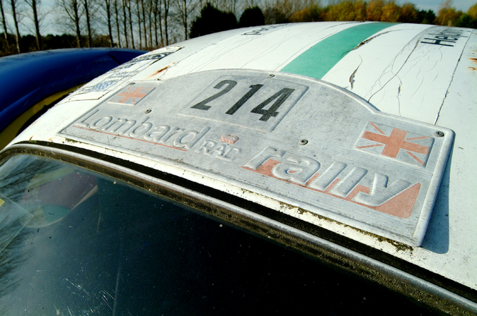 Still bearing its RAC Rally race number from the 1978 event when it finished 56th.