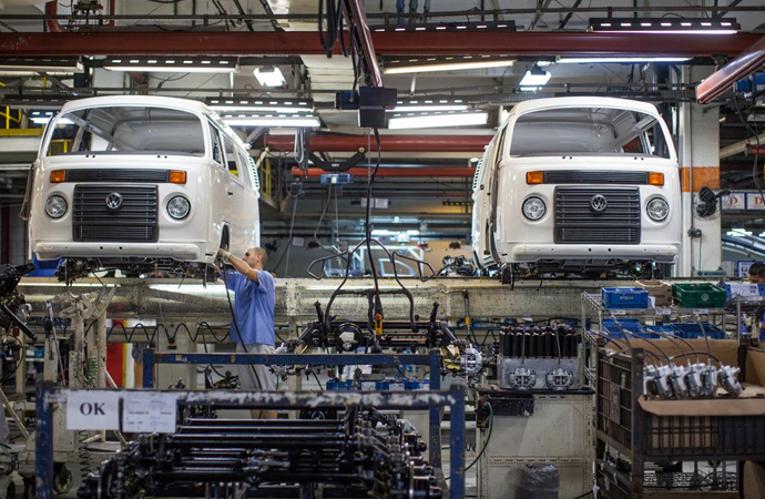 The very last VW Buses rolled off the Brazilian production line in late December...
