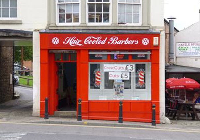 Dub  themed Wakefield barber's a cut above the rest, we'd say...