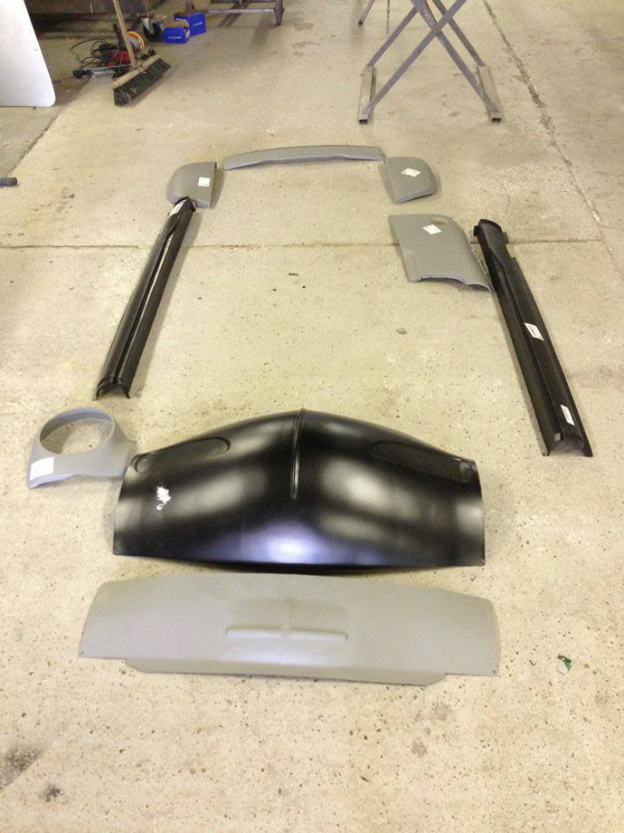 Various body repair sections were purchased from VW Heritage.