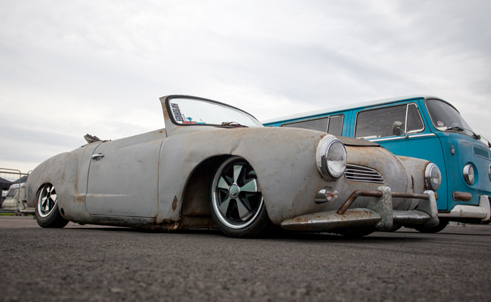 Matt Ward took 'Best Other Air-Cooled' with his mega topless Ghia.