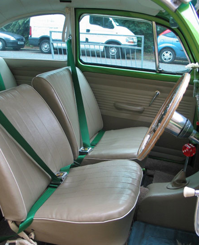 Seat belts in classic VWs what are the regs and how to retro fit them