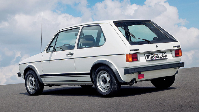 white golf rear