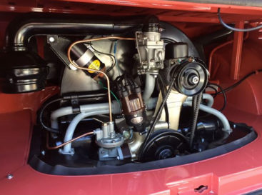 Motor de la VW Split de 1960 restaurada