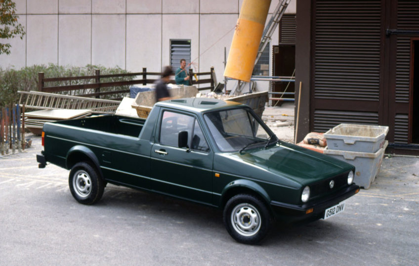 VW Caddy Mk1 verde