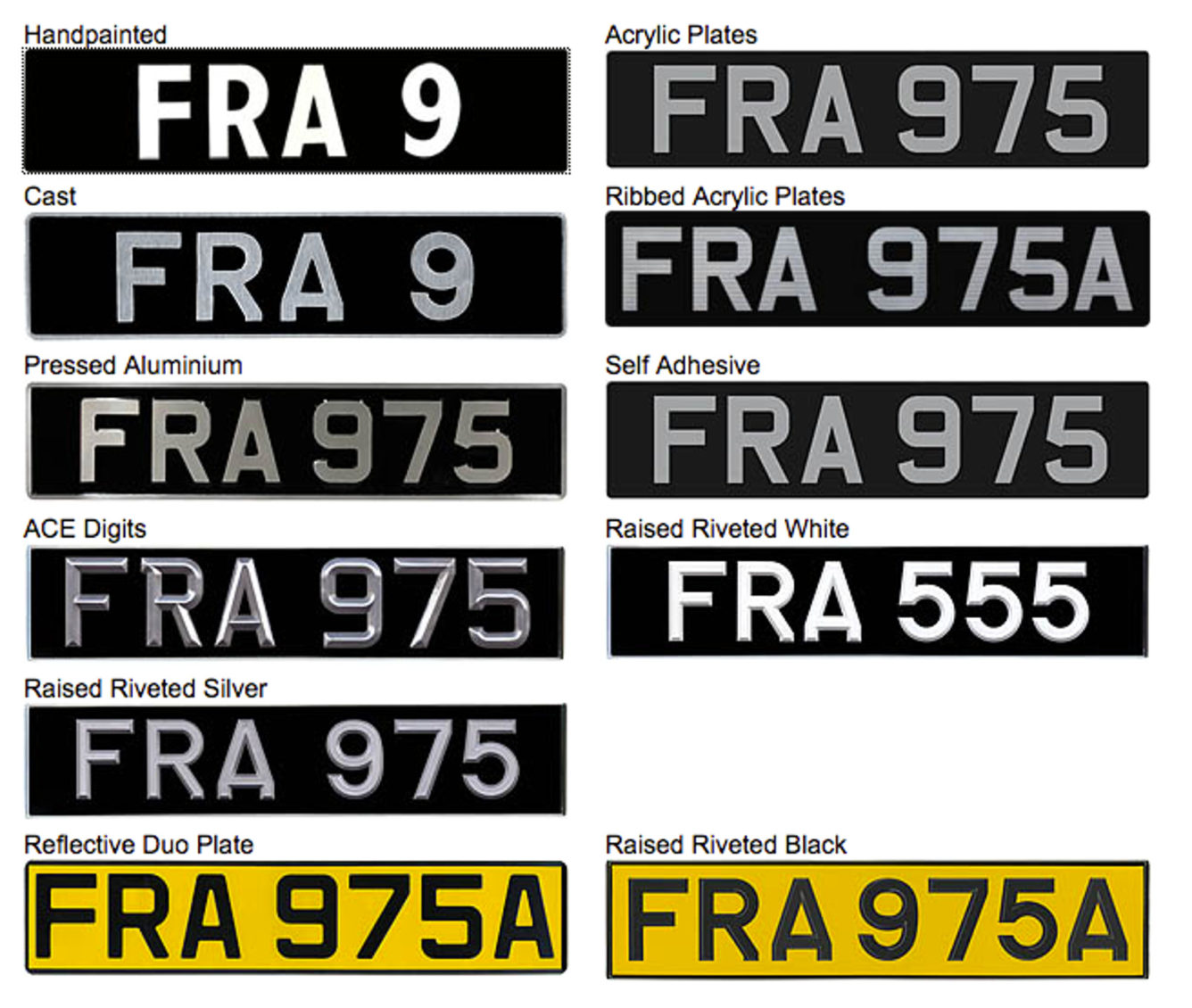 Is your number plate legal? - Heritage Parts Centre