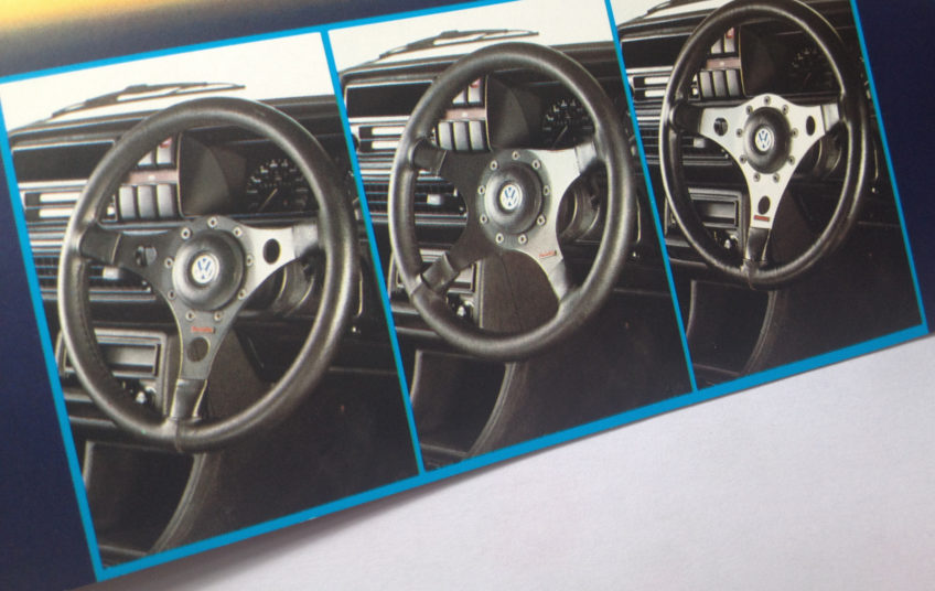 VW Mk2 Golf steering wheels