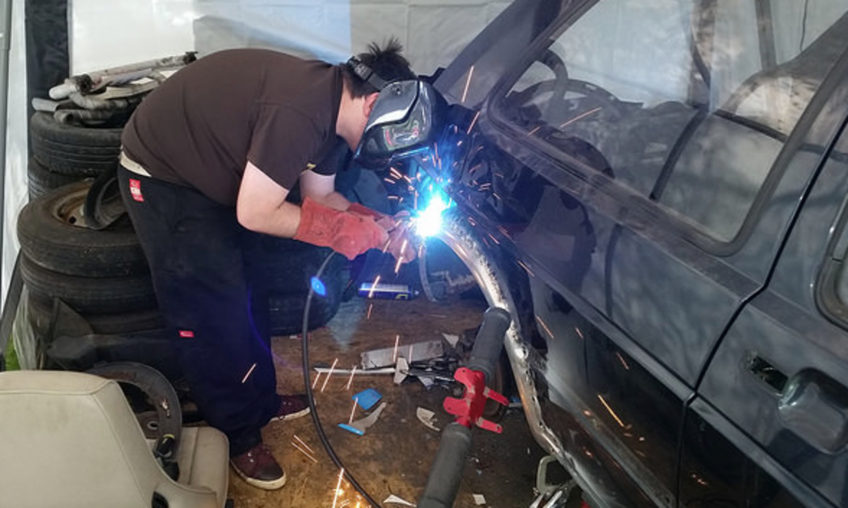 Welding VW Mk2 Golf