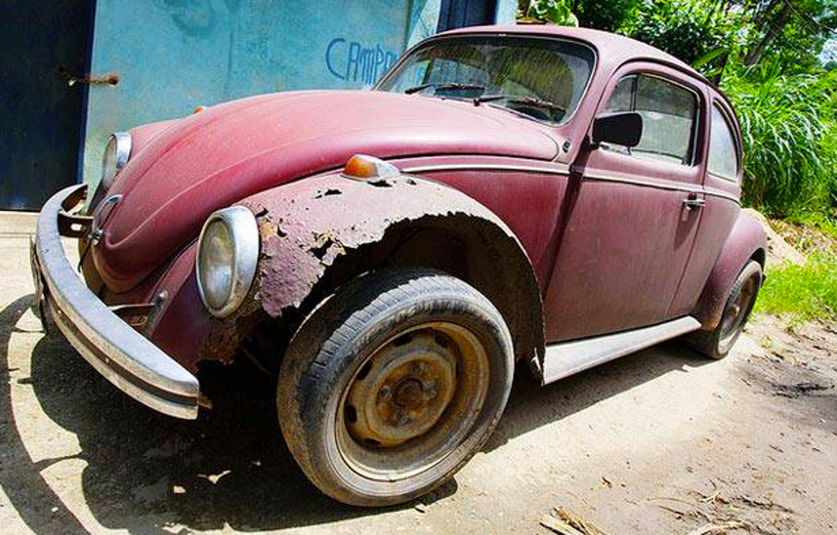 Rusty VW Beetle