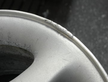 Alloy rim repairs